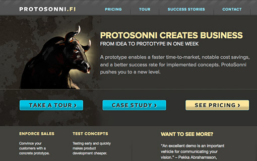 Protosonni web site